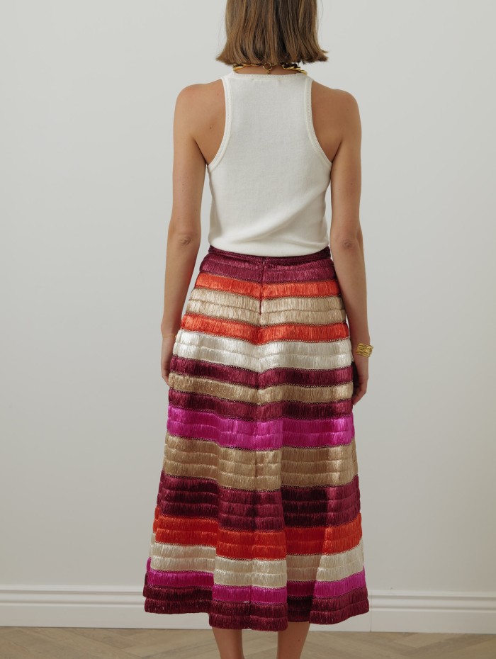 DOUBLE J - JUPE RAFFIA