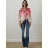 Zimmermann - Blouse rose à fleurs