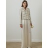 Zimmermann - Pantalon en soie crème