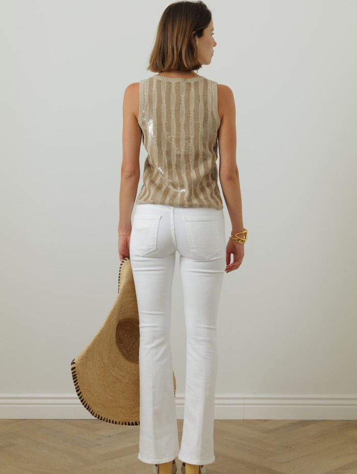 Débardeur à paillettes - Golia - Max Mara - Mademoiselle Pearl