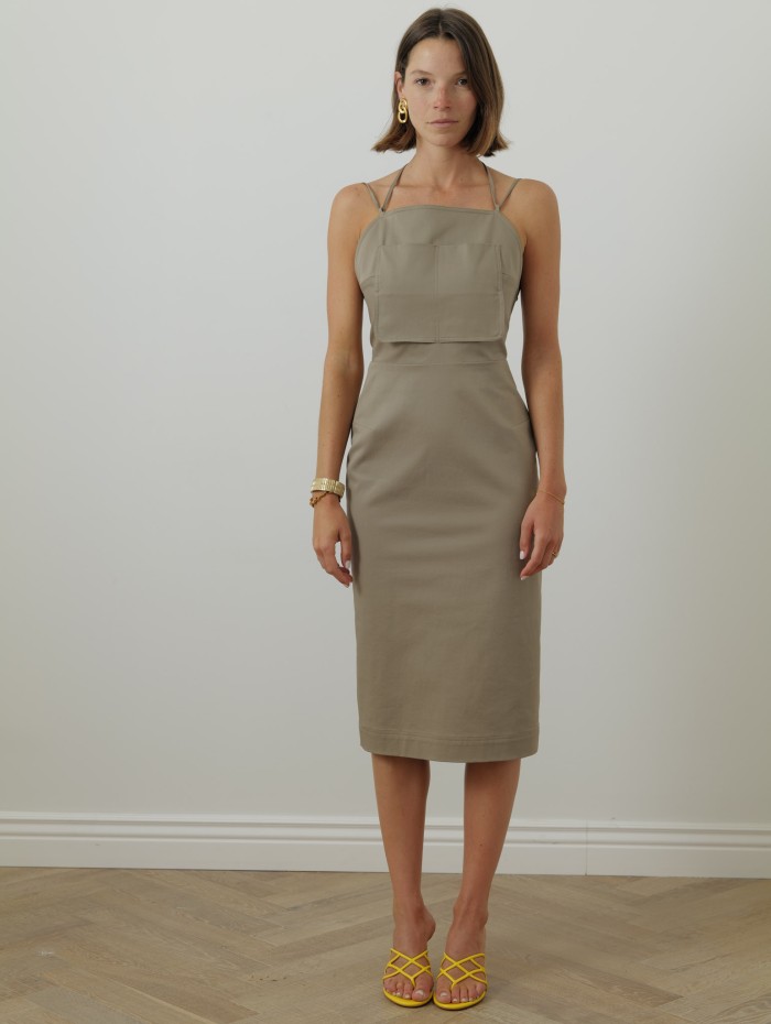 OLIVI ROBE BUSTIER - MAX MARA