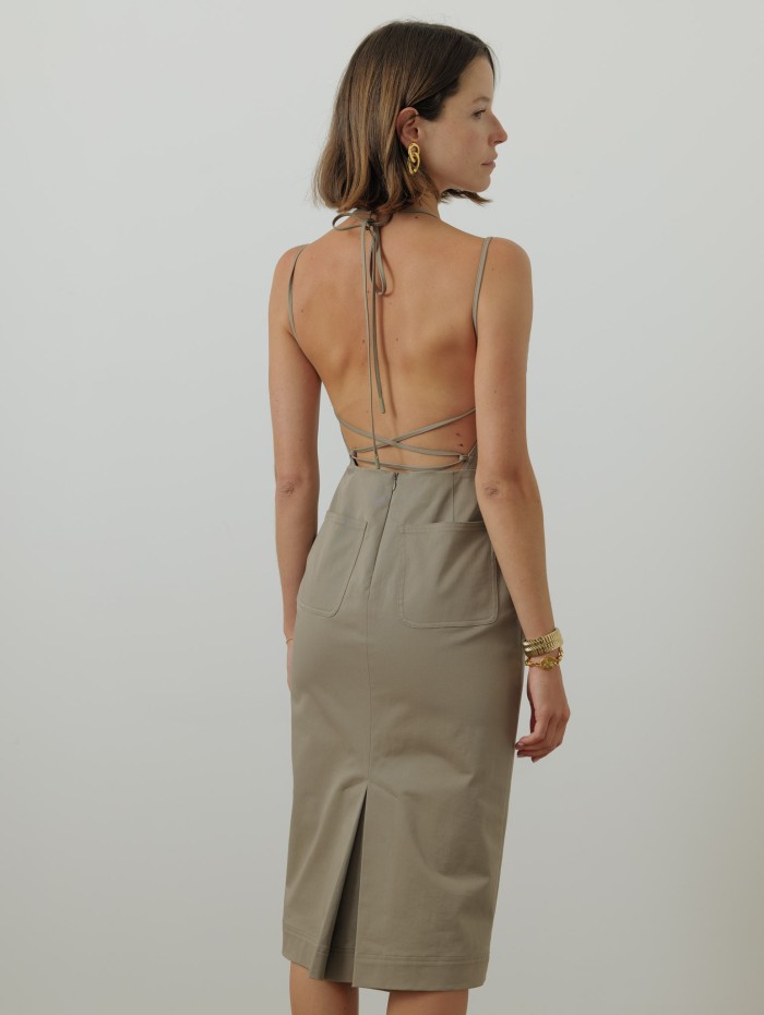 OLIVI ROBE BUSTIER - MAX MARA