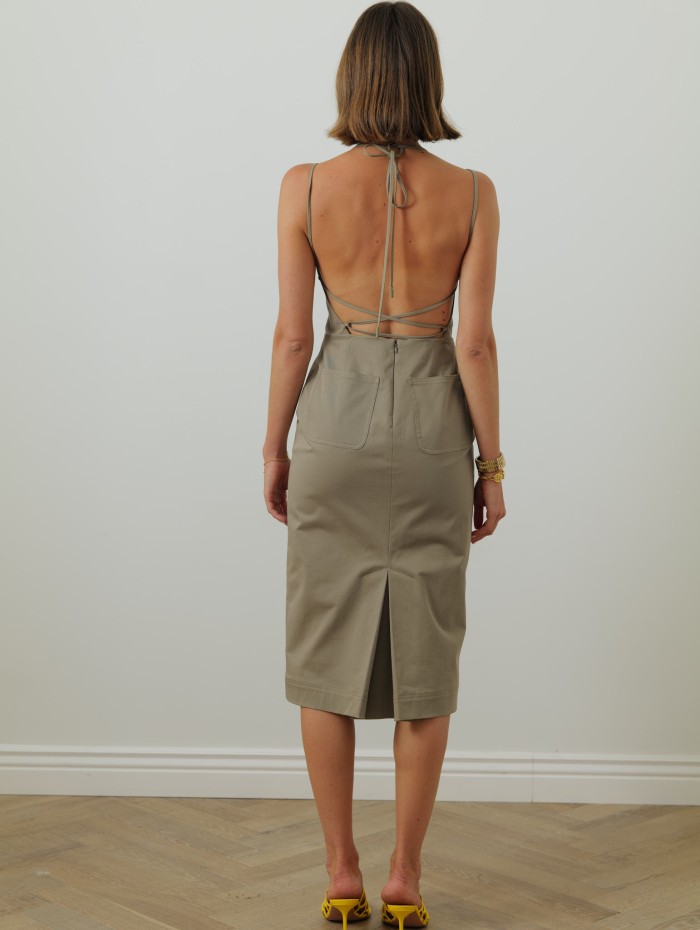 OLIVI ROBE BUSTIER - MAX MARA