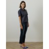 Polo navy femme - Staud - Mademoiselle Pearl