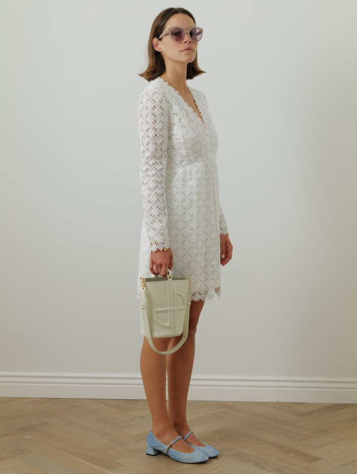 Boutique Pearl - GIAMBATTISTA VALLI Robe blanche en dentelle