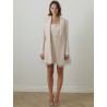 Redingote rose pale en tweed de chez Giambattista Valli