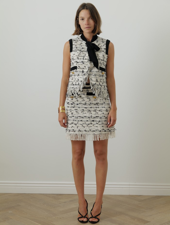 Giambattista Valli - Mini jupe en tweed