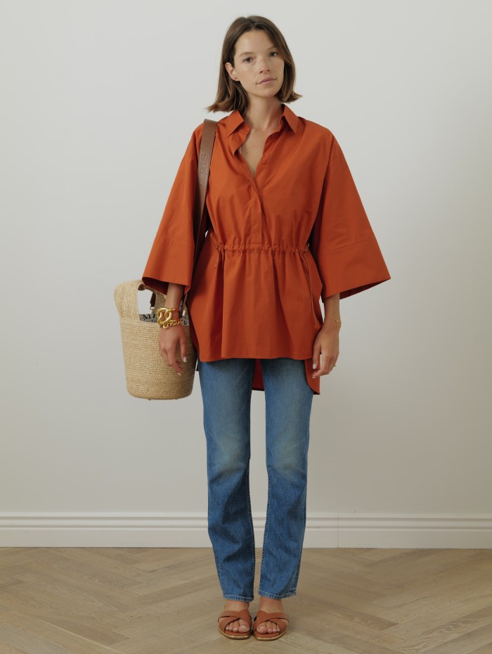 MARCH CHEMISE MC LIEN A LA TAILLE