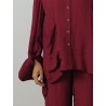 PANTALON LARGE TEXTURE