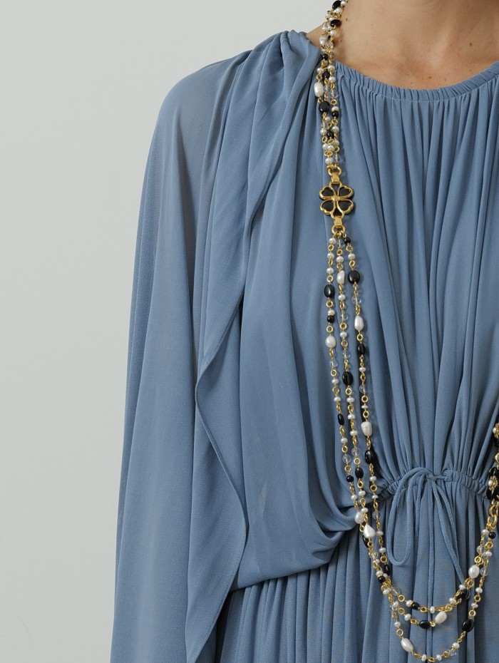 Robe fluide bleue - Boetie - Lanvin - Mademoiselle Pearl