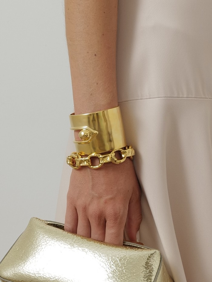Manchette gold - Boucle - Goossens - Mademoiselle Pearl