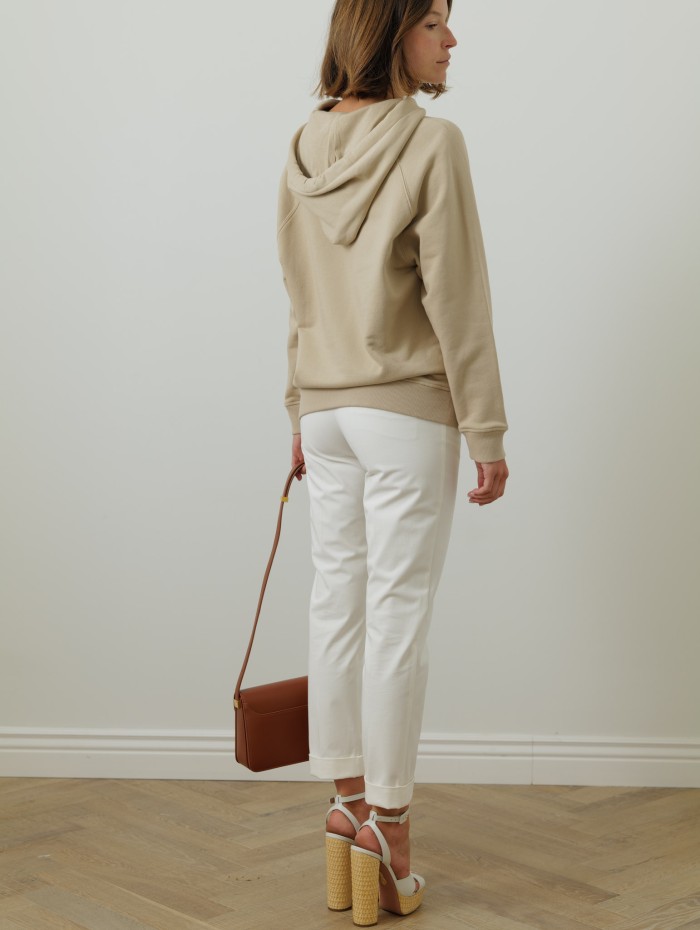 Max Mara - Sweat-shirt beige weimaraners