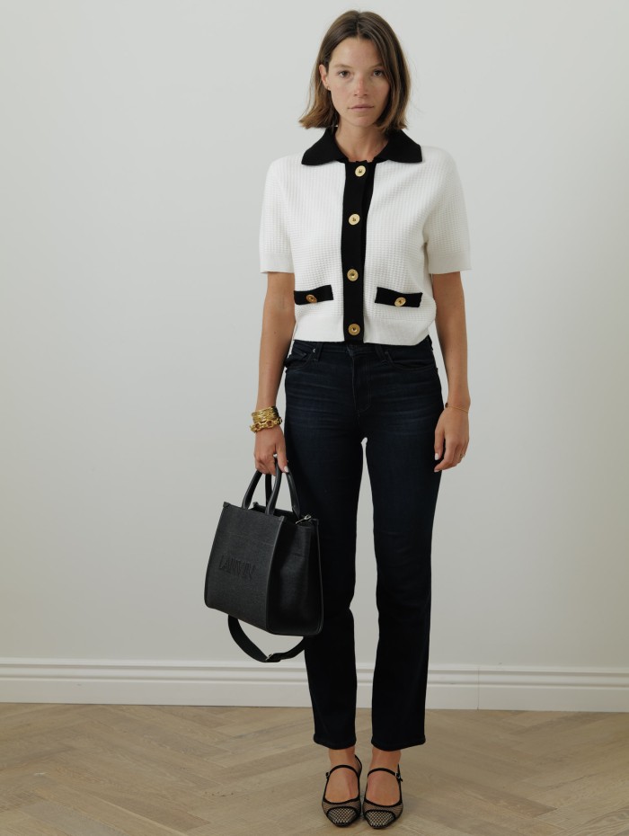 Jean straight bleu foncé Cindy - Paige - Mademoiselle Pearl