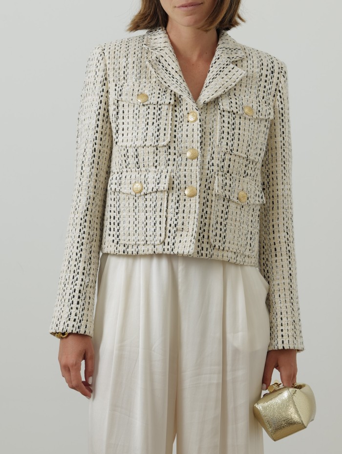 Mademoiselle Pearl - DMN RITA VESTE COURTE TWEED