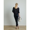 Top avec dos col V navy - Majestic Filatures - Mademoiselle Pearl