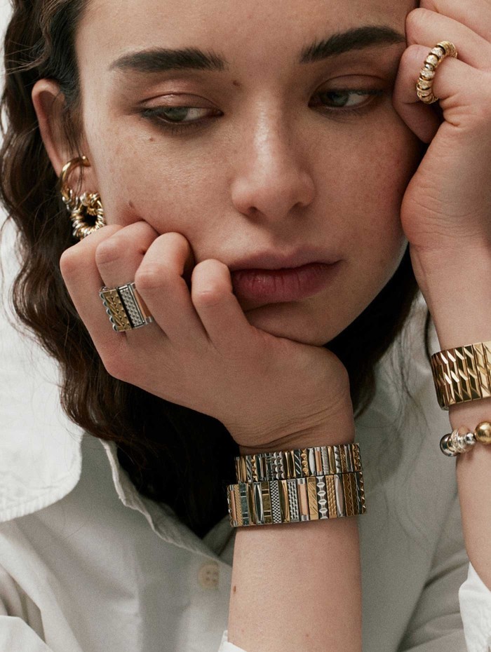 Bracelet Silver et Mix Gold - Sigal - Mademoiselle Pearl
