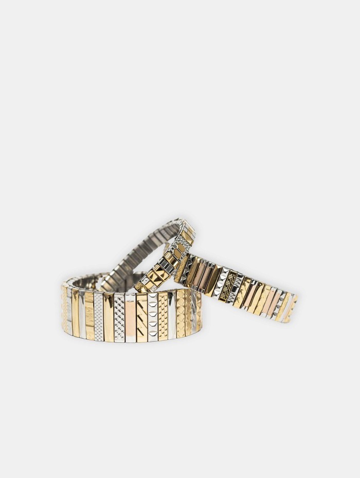 Bracelet Silver et Mix Gold - Sigal - Mademoiselle Pearl
