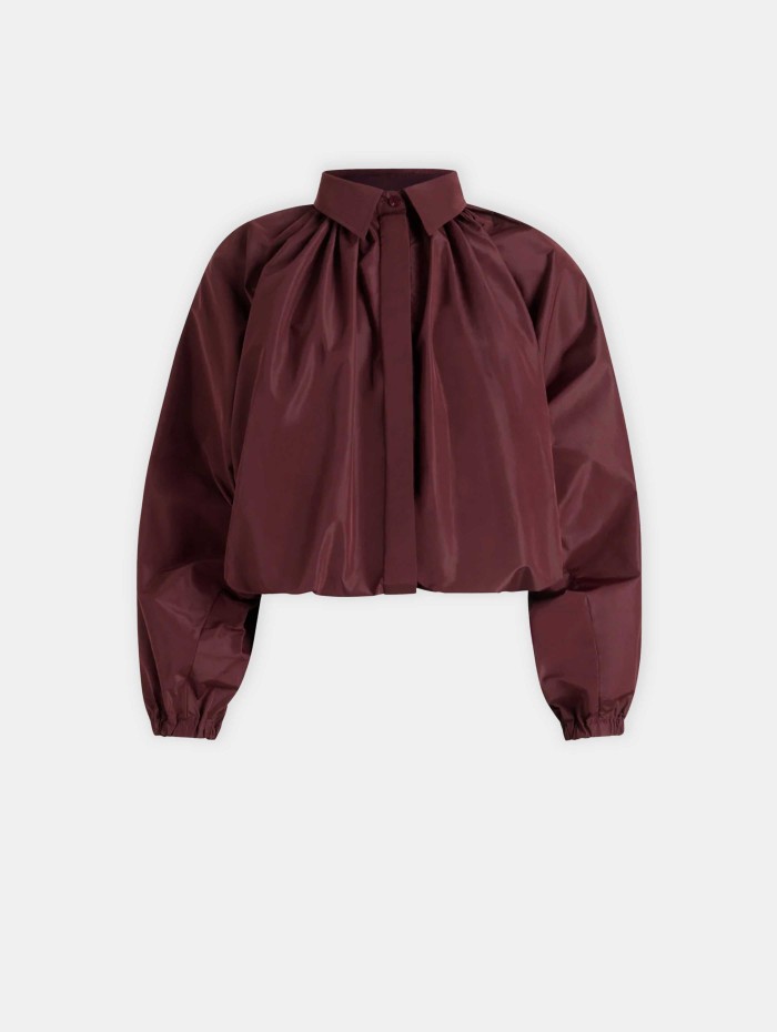VOLUME COLLAR BLOUSE