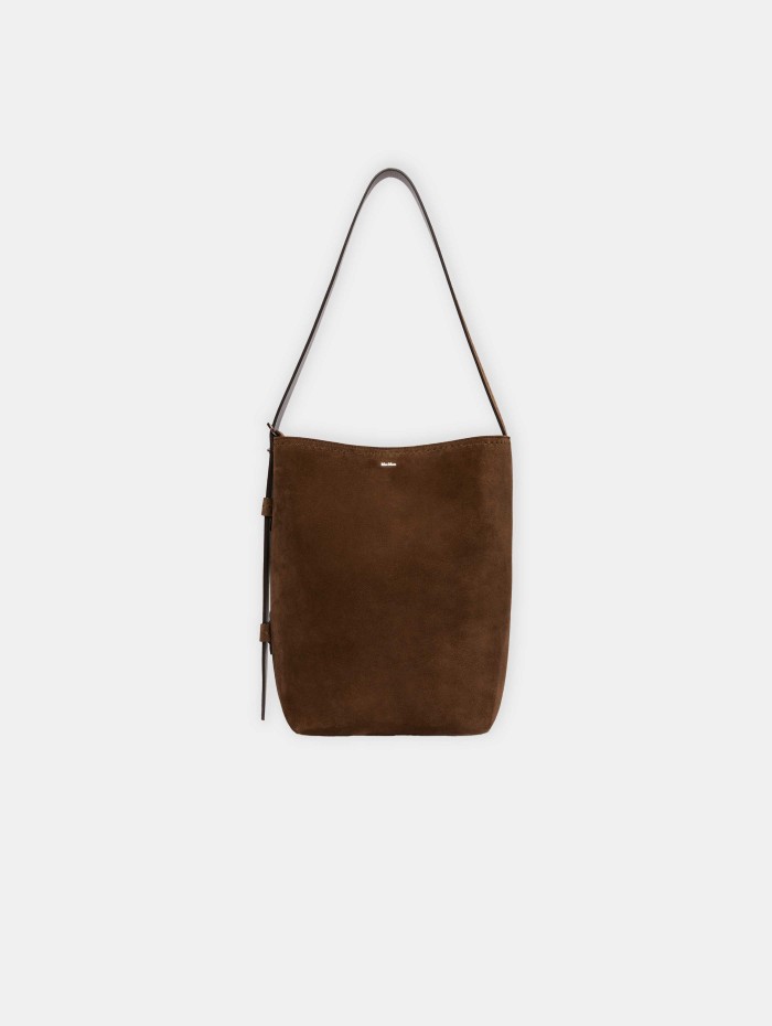 Sac seau en daim - Max Mara - Mademoiselle Pearl