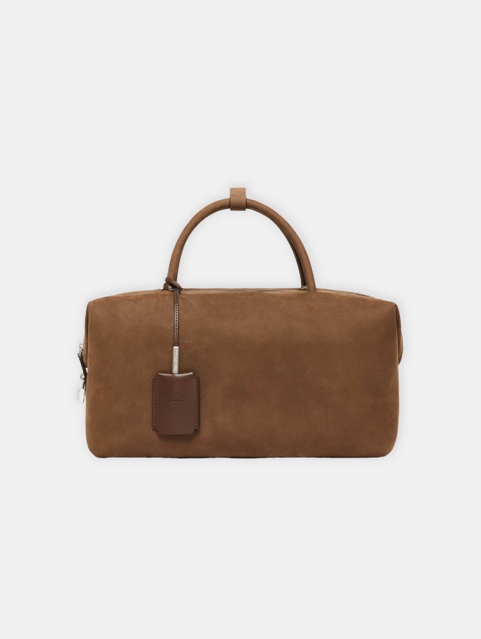 Sac Boston en daim - Max Mara - Mademoiselle Pearl