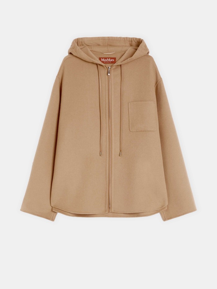 MINA VESTE CAMEL FERMETURE ECLAIR