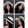 Chapeau ruban noir - Virginie - Maison Michel