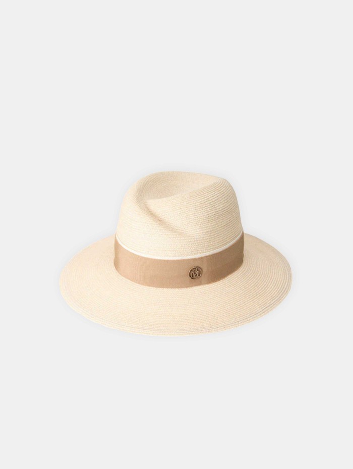 Chapeau ruban beige - Virginie - Maison Michel