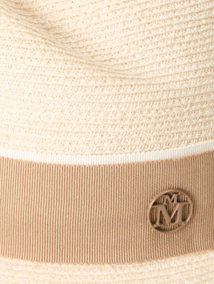 Chapeau ruban beige - Virginie - Maison Michel