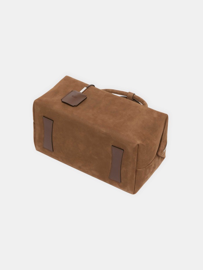Sac Boston en daim - Max Mara - Mademoiselle Pearl