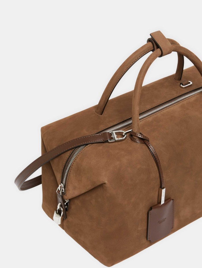 Sac Boston en daim - Max Mara - Mademoiselle Pearl