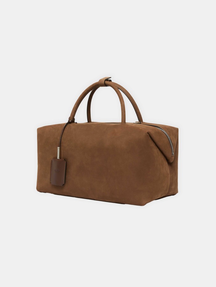 Sac Boston en daim - Max Mara - Mademoiselle Pearl