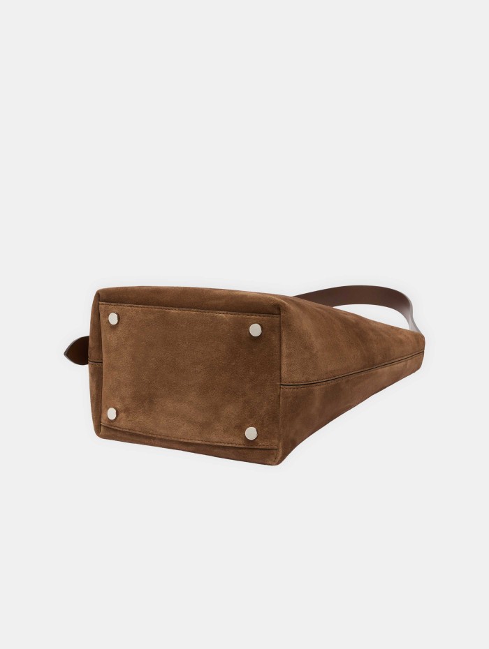 Sac seau en daim - Max Mara - Mademoiselle Pearl