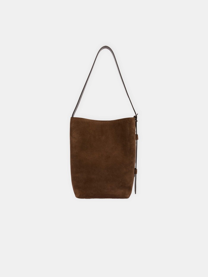 Sac seau en daim - Max Mara - Mademoiselle Pearl