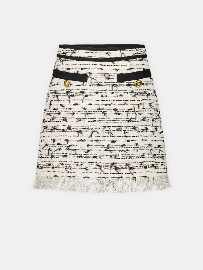 Giambattista Valli - Mini jupe en tweed