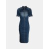 Sportmax - Robe longue en jean