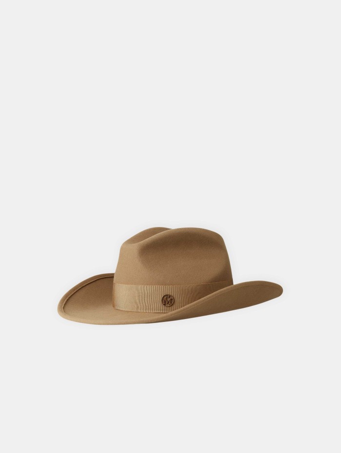 Chapeau Maison Michel AUSTIN camel