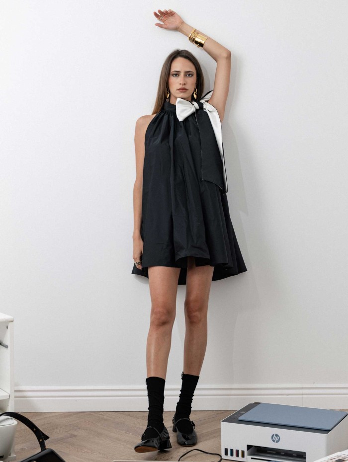 Robe taffetas - bebber - Max Mara - Mademoiselle Pearl