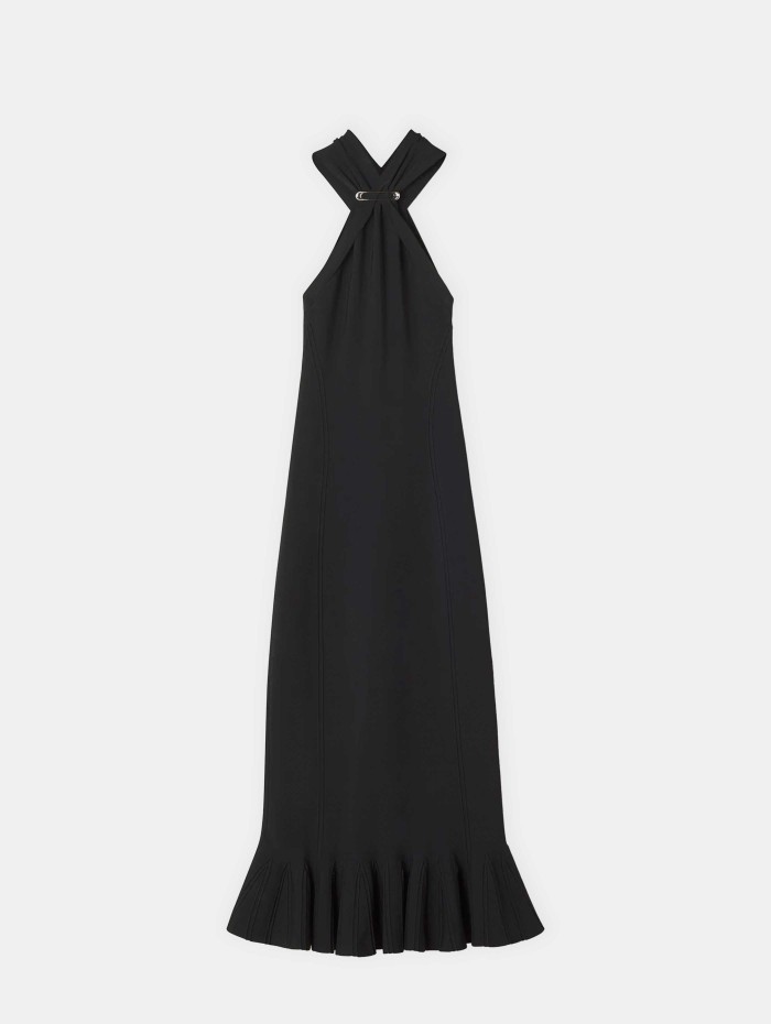 Robe mi-longue - Dos nu
