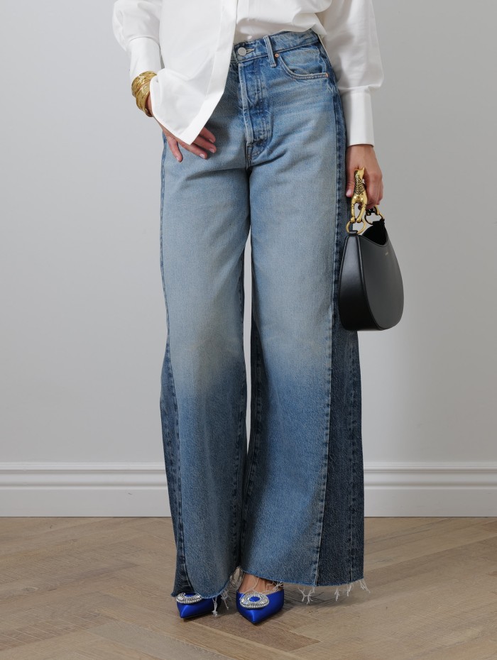 Jean denim - Button sneak fray