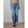 Jean poches plaquées - Patch pkt mid rise maven ankle avant gardener - Mother