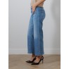 Jean poches plaquées - Patch pkt mid rise maven ankle avant gardener - Mother