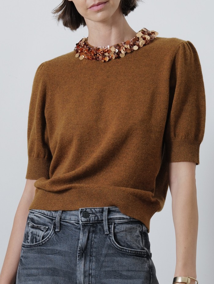 Pull cachemire - Liv embroiedered - Ulla Johnson