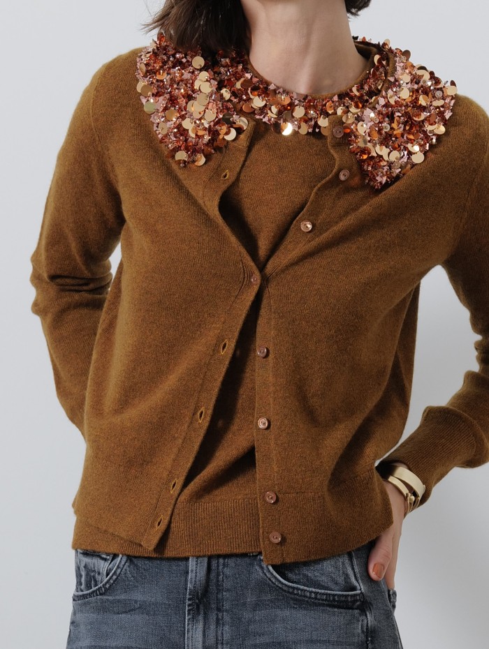 Cardigan cachemire - Margaux embroidered - Ulla Johnson