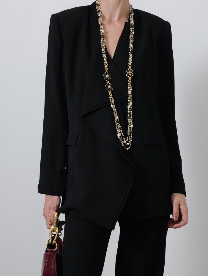 Veste tailleur - Elea draped front jacket