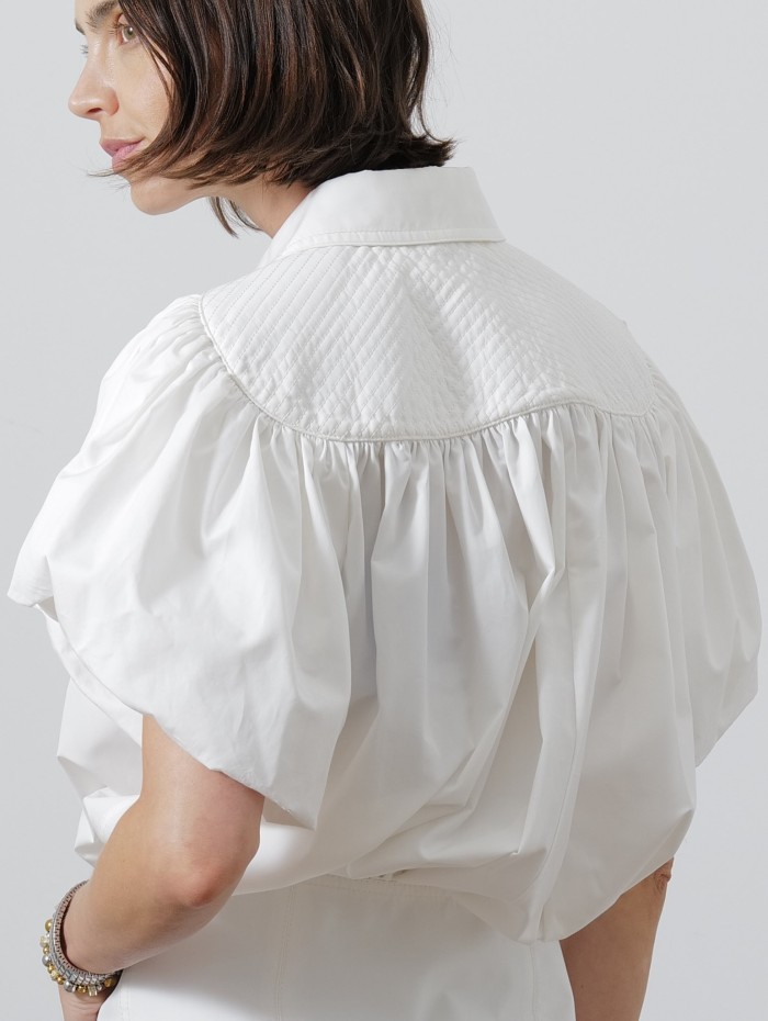 Blouse manches bouffantes - Lanvin - Mademoiselle Pearl