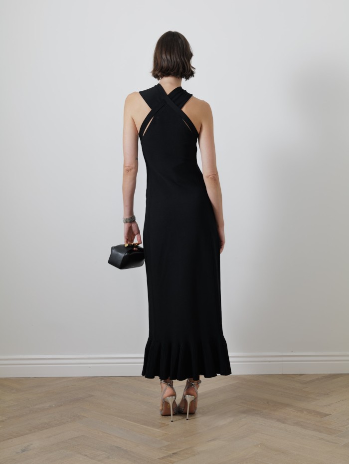 Robe mi-longue - Dos nu - Lanvin