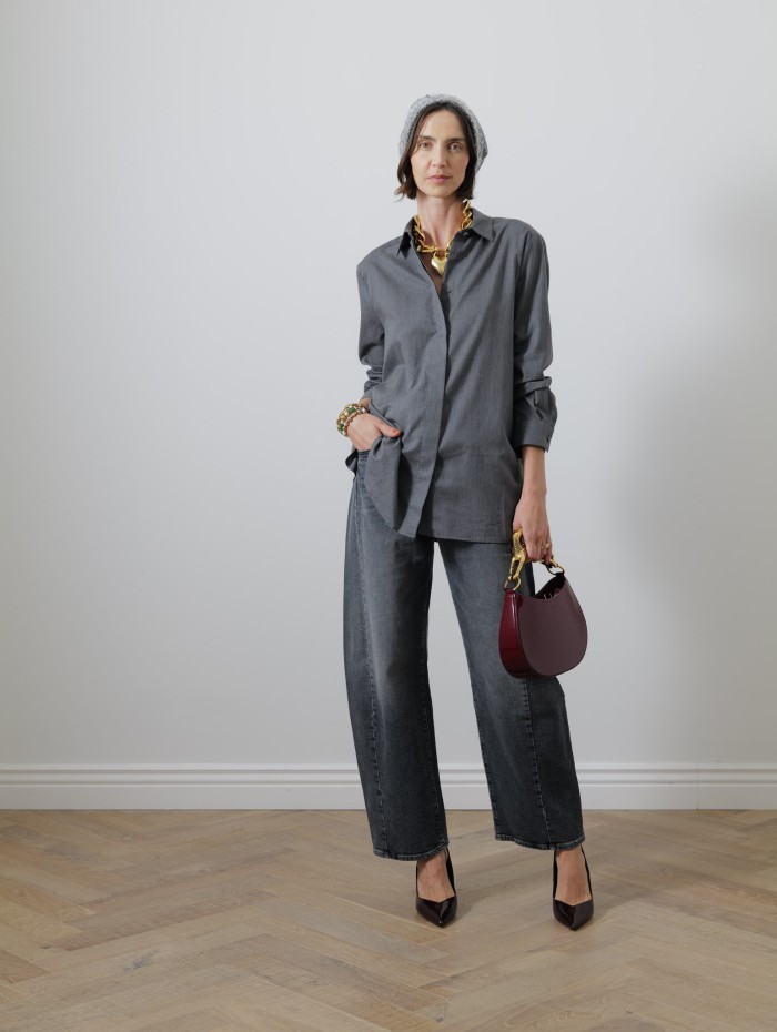 Chemise grise anthracite - Donna - Andrea Lev