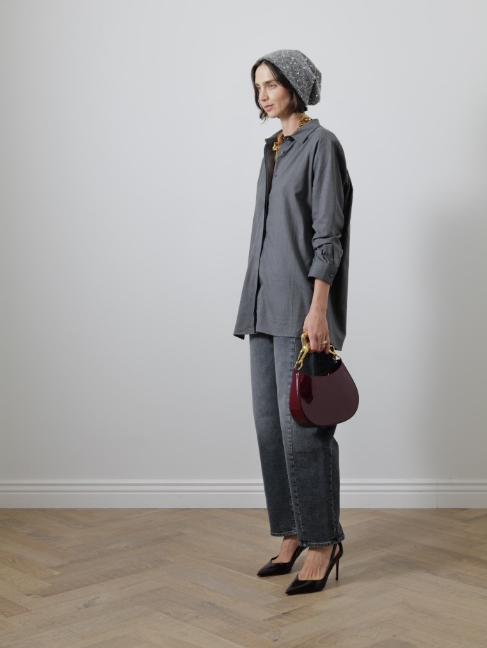 Chemise grise anthracite - Donna - Andrea Lev