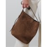Sac seau en daim - Max Mara - Mademoiselle Pearl