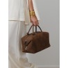 Sac Boston en daim - Max Mara - Mademoiselle Pearl